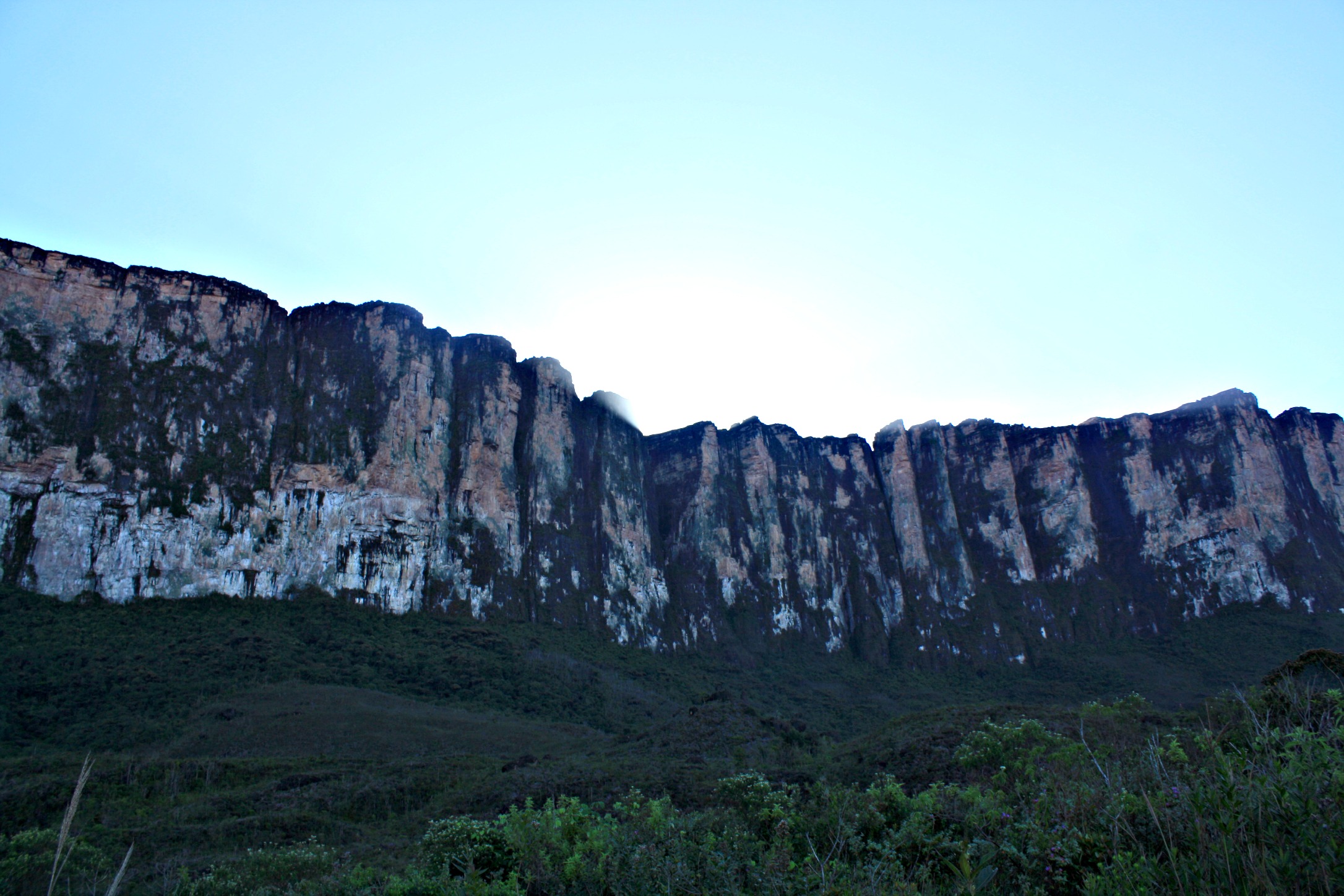 Morning at the base of Mount Roraima, Venezuela